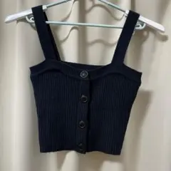 GU ネイビー ビスチェ