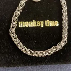 【Sサイズ】monkey time シルバーブレスレット