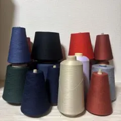 紡績糸　綿100% ミックス　送料込4800円