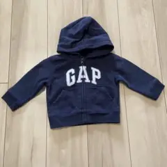 GAP フード付きジップアップ 6-12ヶ月 ネイビー