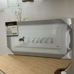 あひると犬 絵画 新品未使用