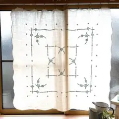 ビンテージ　アメリカ刺繍クロス