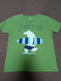 グラニフ SURF'S UP クマ サーフィン Tシャツ
