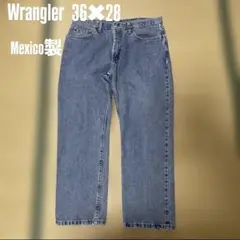 Wrangler ストレートデニム 36×28 MEXICO製