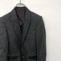 ナンバーナイン テーラードジャケット ラメ スパンコール シルク