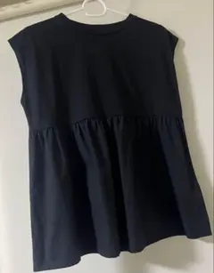 可愛いノースリーブチュニック　M 黒