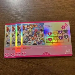 ラブライブ！オフィシャルカードゲーム ラブカ μ's タカラモノズ 4枚