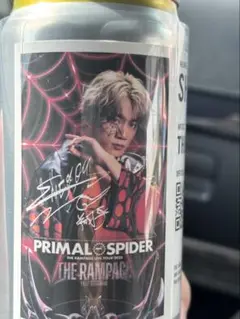 PRIMAL SPIDERオリジナルラベル缶　ランページ浦川翔平 サイン レア