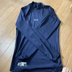 アンダーアーマー アンダーシャツ XL 紺 裏メッシュ 美品