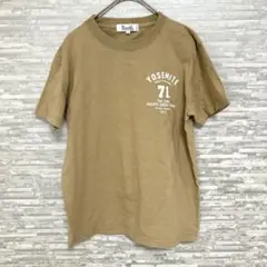 オールオーディナリーズ　ロゴ Tシャツベージュ　カジュアル　綿100