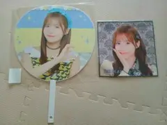 AKB48　平田侑希　うちわ　タオル　シュリンクに画鋲差した跡あり