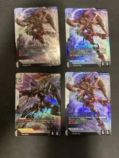 ジャスティス　lr 3枚 フリーダムガンダム　lr 1枚　4枚セット