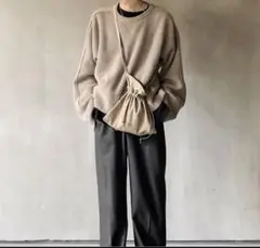 YOKE ヨーク 7G ALPACA WOOL KNIT
