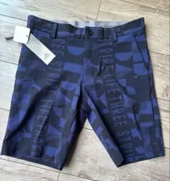 【新品】ADIDAS GOLF ハーフパンツ 76 ネイビー ゴルフ