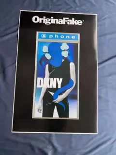 DKNY OriginaFake ポスター Kaws original fake DKNY ダナキャランニューヨークポスター