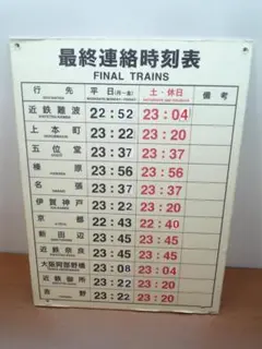最終値下げ！！　近鉄車掌用スタフ「高安列車区／特2仕業」 最終値下げ！！ 近鉄車掌用スタフ「高安列車区／特2仕業
