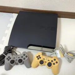 PS3 スリム本体 コントローラー2個付き プレステ