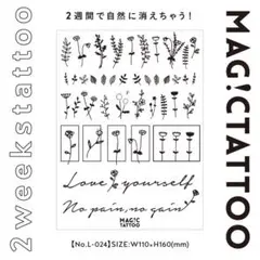 2週間で消える♡ジャグアタトゥーシール