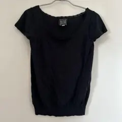 Cynthia Rowley 黒 半袖ニット 2
