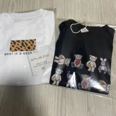 処分SALE価格！！早い者勝ち！新品 カジュアルTシャツ2枚セット 兄弟 姉妹