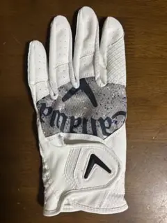Callaway ゴルフグローブ ホワイト　グレー　22cm キャロウェイ