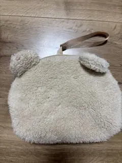 ミルポッシェ ふわふわ くま オムツポーチ