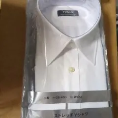 TEIJIN ホワイト ストレッチシャツ M
