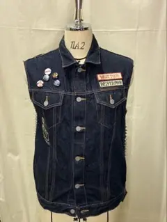 美品　希少　CORE FIGHTER　スタッズ　デニムベスト メンズ　M