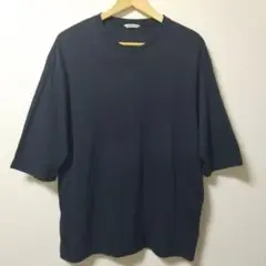 【AURALEE】ネイビー LUSTER PLAITING L/S TEE 4
