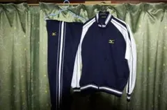 ★希少品 ミズノプロ ジャージ上下 Oサイズ 色 紺・白ライン