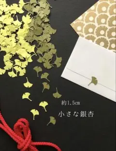指先ほどの小さな秋2色の銀杏