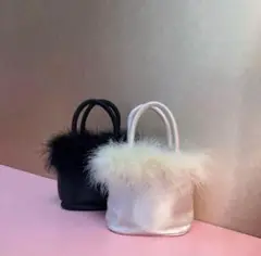 the Virgins × サテンミニバニティバッグ