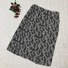 LAUTREAMONT スカート L タイト 幾何学模様