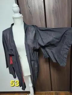 黒色のシースルーの羽織