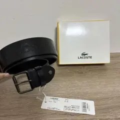 LACOSTE ブラック ベルト LB85680 メンズ