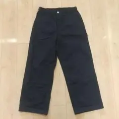 ダブルニーワークパンツ GU 黒 Lsize 355978