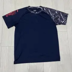 Rawlings(ローリングス)ネイビー 半袖 BIONIC Tシャツ(V首)