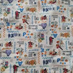 アンパンマンあんぱんまん オックス生地/綿&麻/コットンリネン109×200cm