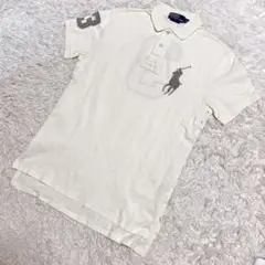 美品 PORO by Ralph Lauren メンズ ポロシャツ ビッグポニー