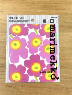 新品未使用　marimekko マウスパッド　ピンクウニッコ　廃盤