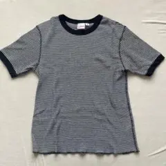 Healthknit × BEAMS BOY ワッフル ボーダーTシャツ