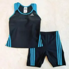 日本製【アディダス adidas】 セパレート 水着 (S) スポーツ ジム