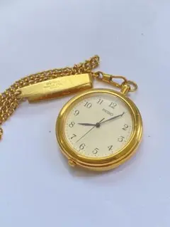 SEIKO ゴールド 懐中時計7N01ー9A00