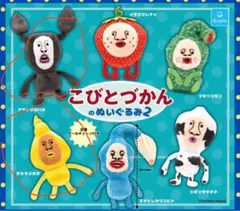 こびとづかん ガチャガチャ アラシクロバネとタカラコガネ ぬいぐるみセット