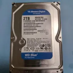 【新古品使用時間10時間以内】HDD 2TB 3.5インチ