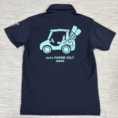 美品　muta MARINE GOLFムータマリンゴルフ　半袖ポロシャツ　4