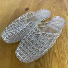 クリア メッシュビーチサンダル ジェリーサンダル