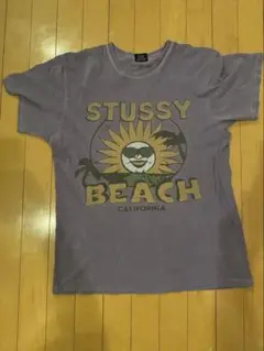 STUSSY パープル Tシャツ M