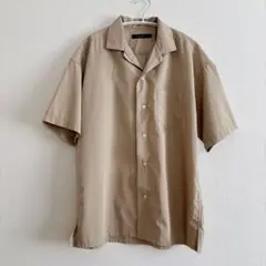 レイジブルー　メンズシャツ　S ベージュ　トップス　薄手　半袖