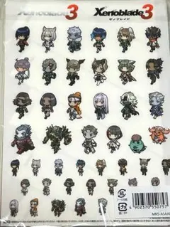 ゼノブレイド3ミオの日記帳風ノート　ミニキャラステッカー付き